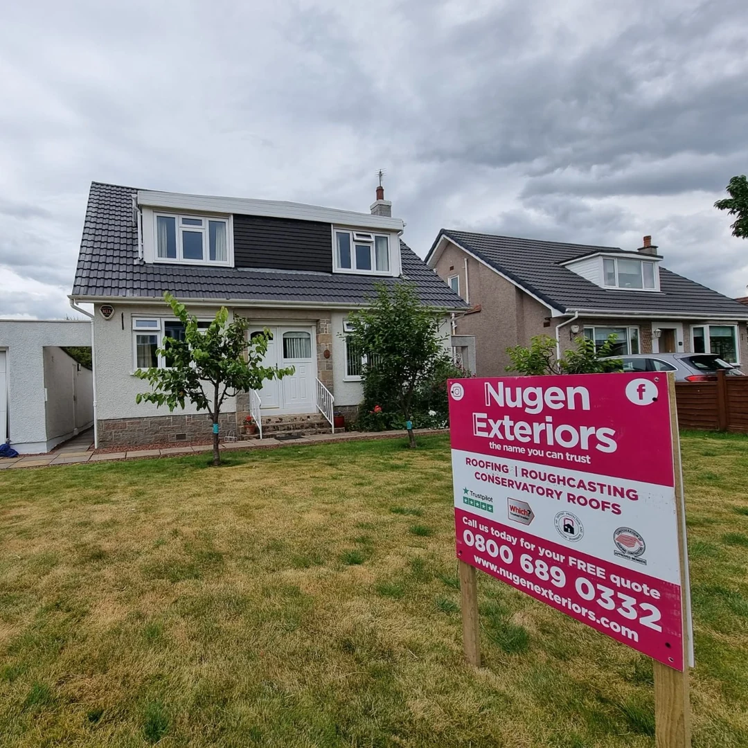 Roofing project by NuGen Exteriors Ltd in Coatbridge